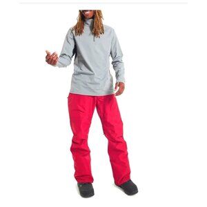 NWOT Burton GORE-TEX Vinh Long Snowboard/Ski Pants Men's S Orange Retro 34x33
